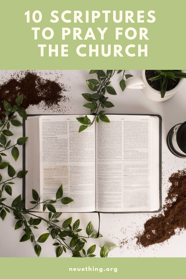 10 Scriptures to Pray for the Church