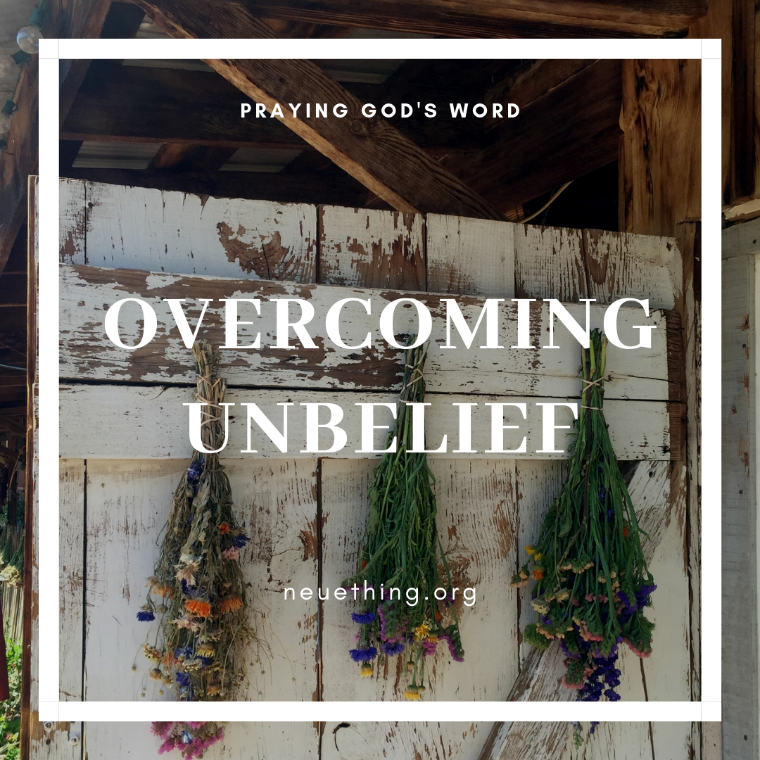 Overcoming Unbelief
