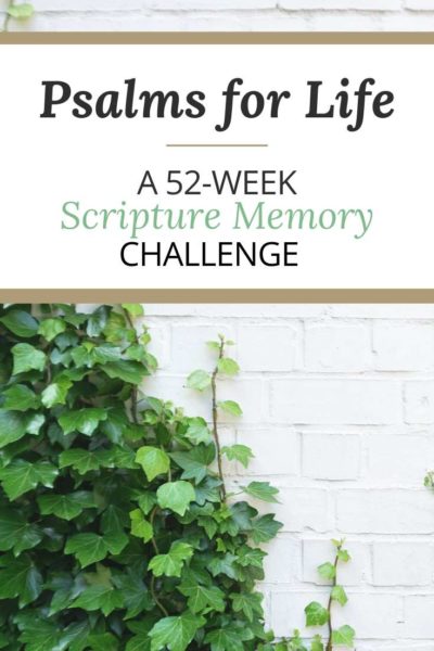 Psalms for Life | 2020 Scripture Memory Challenge